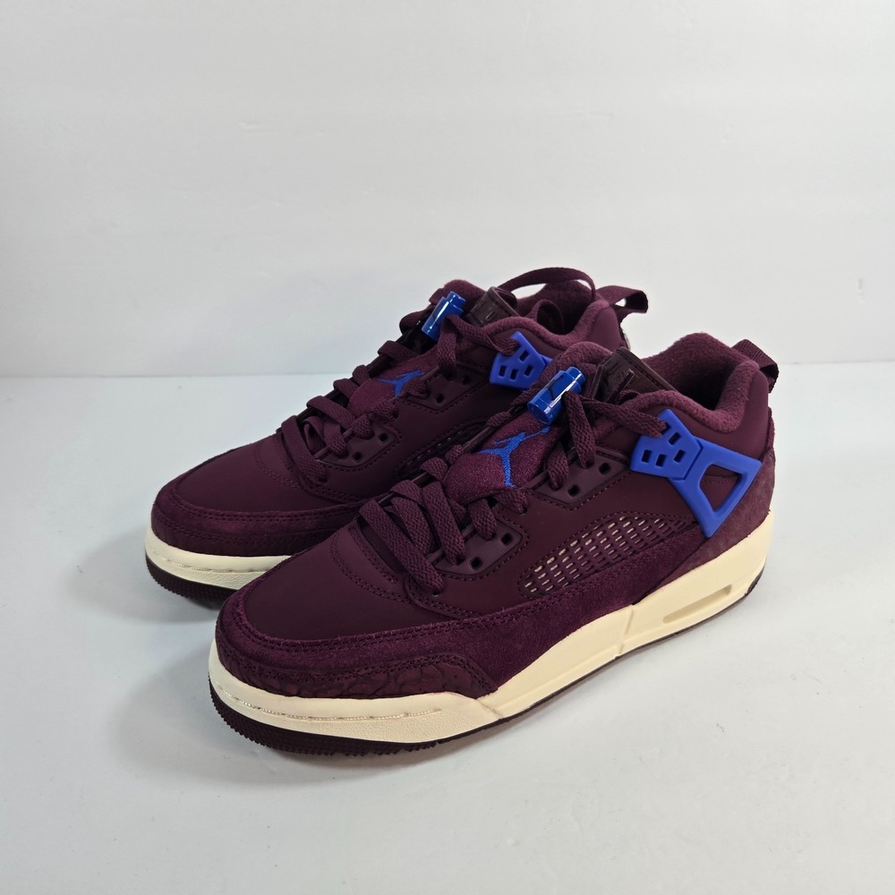 Jordan Spizike Low GS Bordeaux Hyper Royal Sail Size 6Y New w/ Box